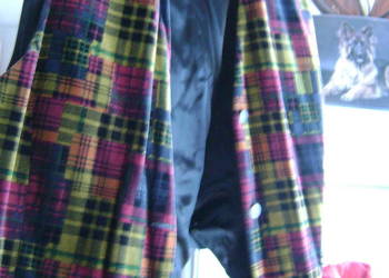 Starocie z PRL Moda = Kamizelka damska dla Artystki do 170cm wzrostu UNIKAT