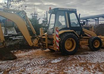 Koparko ładowarka cat 428b ładny