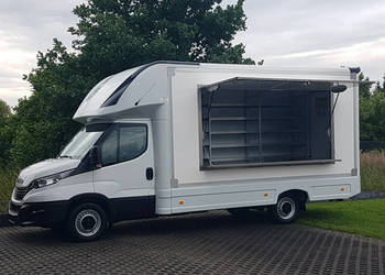 Iveco Daily SKLEP BAR FOODTRUCK KONTENER NISKOPODŁOGOWY 4,44x2,23x2,42 KLI…
