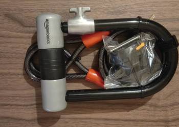 Solidne Zapięcie Rowerowe U-Lock Amazon Basics + Linka – NOWE 150 zł