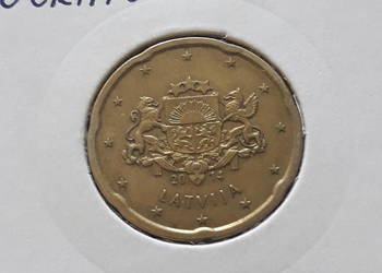 20 Eurocentów Łotwa 2014 r.