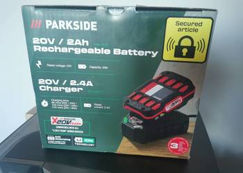 Bateria +Ładowarka Parkside 20V 2Ah Bateria 4Ah Nowe