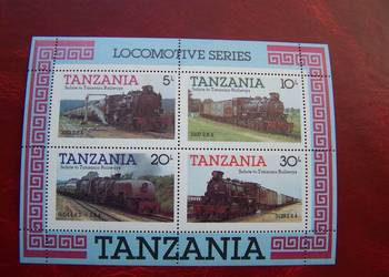 Tanzania 1985 MNH Transport Pociągi Parowozy Stare Lokomotyw
