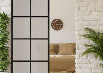 Drzwi przesuwne szklane loftowe GLOSSY