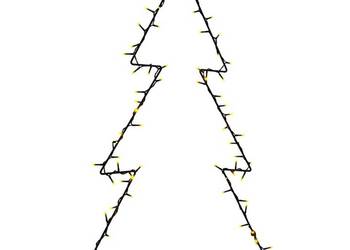 vidaXL Lampki świąteczne choinka sylwetka, 115 LED(SKU:4019603)