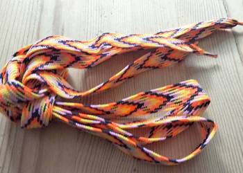 Sznurowadła płaskie kolorowe długość 120 cm