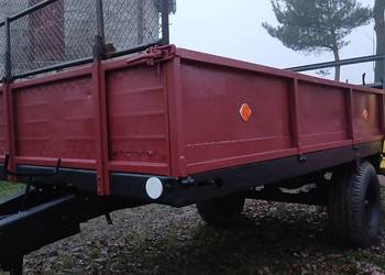 Rozrzutnik Obornika Jednoosiowy 3,5t Stan bdb. Transport