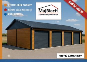 Garaż Blaszany ZŁOTY DĄB  /Drewnopodobny / Hala Blaszana – Maj-Blach