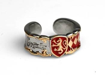 Gryffindor Insignia | Rozmiar Regulowany | Metal | Pierścień | Harry Potter