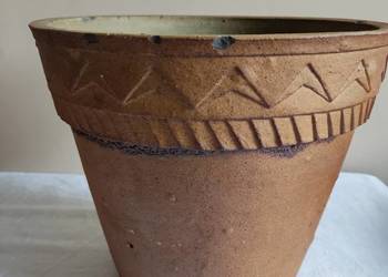 Donica doniczka duża ceramiczna gliniana fi 25 cm