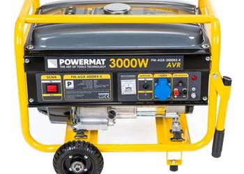Generator prądu 7KM Agregat prądotwórczy PM-AGR-3000KE-K KOŁ