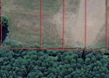 Wynajem działki 1400, 2500 m2, energia, woda, internet
