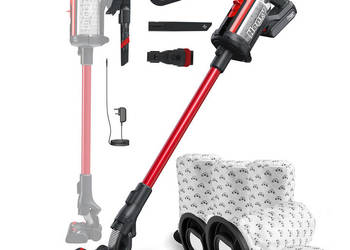 Numatic Henry 100 Quick - bateryjny odkurzacz pionowy z wkładką filtrującą