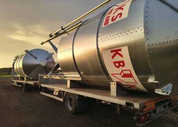 Silos paszowy lejowy o ładowności 17 ton *PRODUCENT*