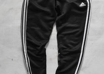 czarne dresy adidas climalite spodnie sportowe M 38