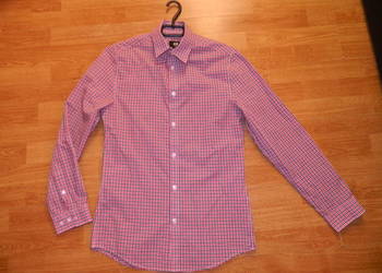 H&M slimfit koszula w kratę roz S