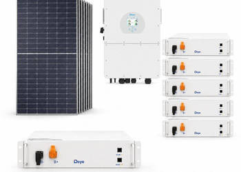 Zestaw fotowoltaiczny hybrydowy 18 kWp - falownik DEYE SG01HP3 1