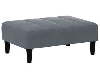 Podnóżek ciemnoszary 77x55x31 cm aksamit WM-4007367