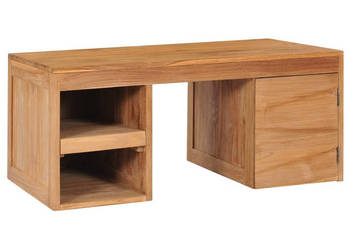 Stolik kawowy 90 x 50 x 40 cm lite drewno tekowe WM-288902