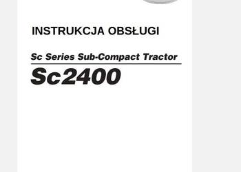 Yanmar SC2400 instrukcja obsługi j.polski