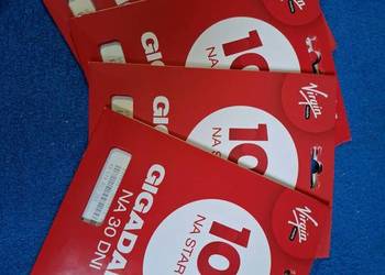 Sprzedam Startery virgin mobile z 4 numerami po kolei