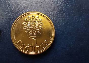 Stare monety 5 eskudos 2001 Portugalia