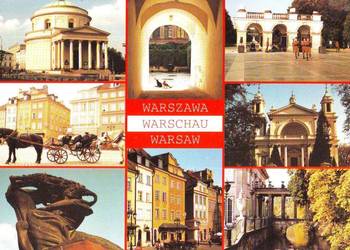 Kart. Poczt. Warszawa - widoki **  3 szt