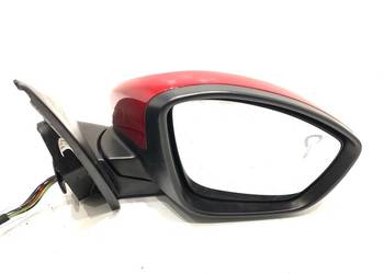 LUSTERKO PRAWY PEUGEOT 308 II Hatchback 13-21 CZERWONY KLQV ZEWNĘTRZNE