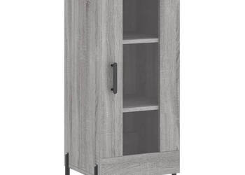 Szafka szary dąb sonoma 345x34x90 cm materiał drewnopochodny WM-828810
