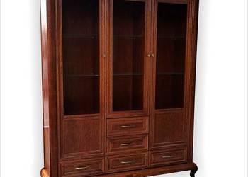 KLASYCZNA DREWNIANA Biblioteczka Dąb 160` Dębowa Śliczna BEKAS Meble