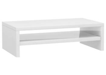 Podstawka pod monitor biała wysoki połysk 42x24x13 cm WM-800222