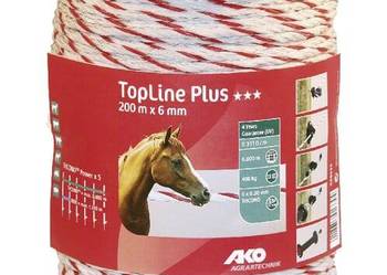 Linka ogrodzeniowa Top Line Plus, 6 mm 200 m AKO 449532