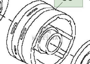 John Deere 8110 8210 8310 8410 Bęben CZĘŚCI R162065