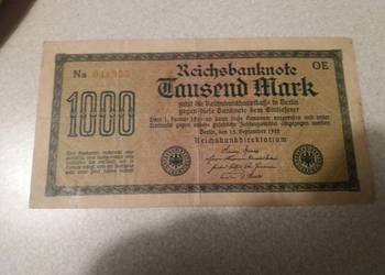 Banknot 1000 mark
