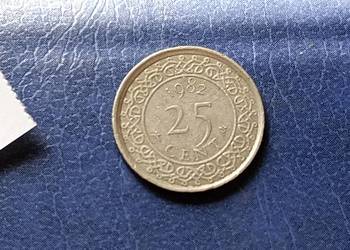 Stare monety 25 cent 1982 Surinam