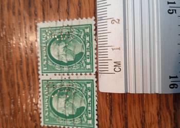 Washington 1 c. z perfiną, znaczek USA