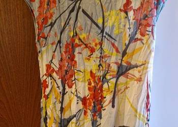 Sukienka wizytowa Sandwich rozmiar L/XL kolorowa  letnia nowa bez metki