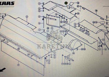 CLAAS 00 0922 346 1/00 0922 343 1/CLAAS Corto blacha osłony prawa/lewa