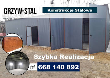 Garaż blaszany /Wiata /Hala -Garaże Blaszane /Wiaty/Blaszak -GRZYWSTAL