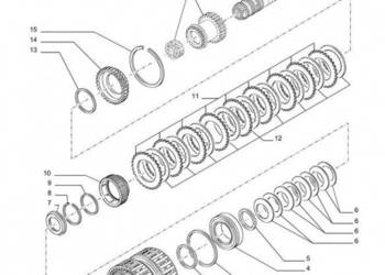 New Holland T6010 T6090 T6070 Obudowa sprzęgła 82036853