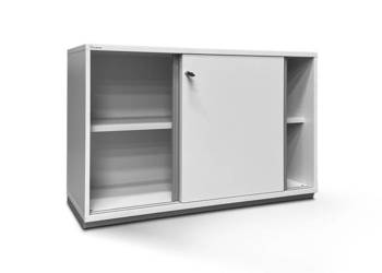 Szafa biurowa modułowa Neudoerfler Lineo biała 120x84