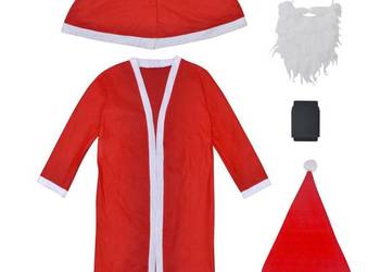 Strój Świętego Mikołaja z płaszczem(SKU:131011)