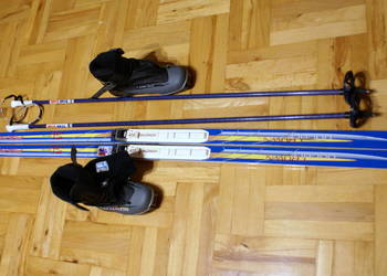 Sprzedam narty biegowe, buty, kijki
