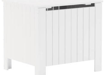 Skrzynia z wiekiem RANA biała 60x49x54cm lite drewno sosnowe WM-4002328