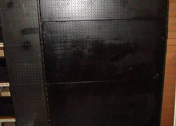 Regał metalowy do prezentacji 220 cm x 100 cm kolor czarny. UŻYWANY.