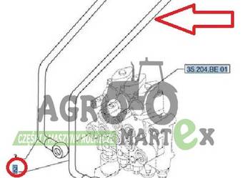 5092061, 5093238, 5092060 RURKA HYDRAULICZNA CNH