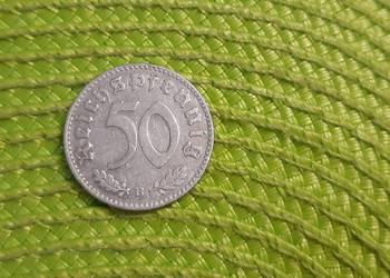 moneta Niemiec 50pf z 1940r