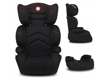 Fotelik Samochodowy LIONELO LARS BLACK Podstawka dla Dzieci 15 - 36kg FVAT
