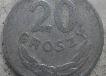 POLSKA-20 GROSZY-1967 r-AL-