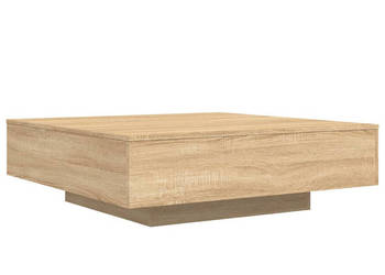 Stolik kawowy z podświetleniem LED dąb sonoma 100x100x31 cm WM-836604